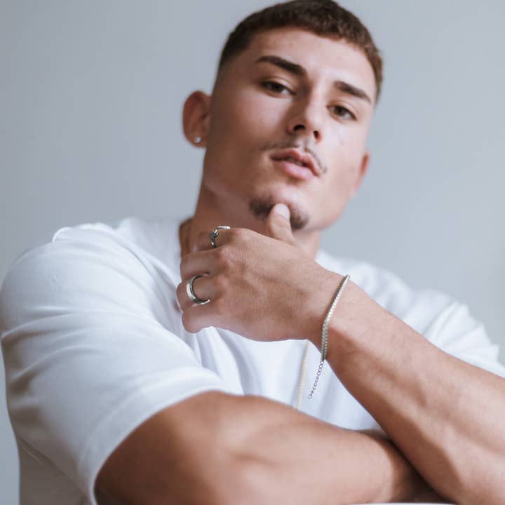 Blackskies - Wholesale Band/Stacked Ring - Purus Ring Silver1