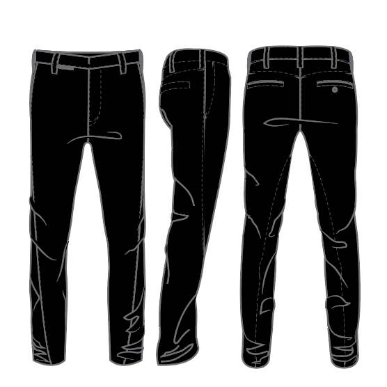 The Twisted Pant - Black Linen for wholesale by Sea of Sound