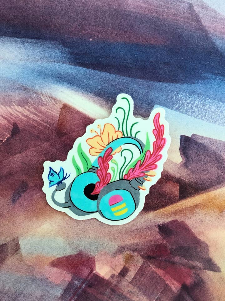 "Overgrowth: Costume" Sticker for wholesale by Doodle Me Alive