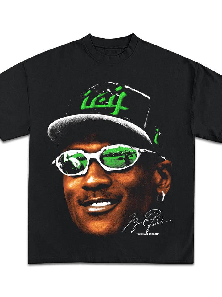 Vintage MJ grafisk skjorta, Vintage Jordan Big Face skjorta för wholesale av SONDO DESIGN LTD