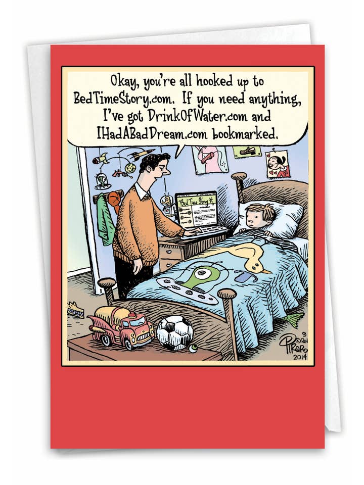 NobleWorks - BedTimeStory.com - All Occasions Card for wholesale by NobleWorks