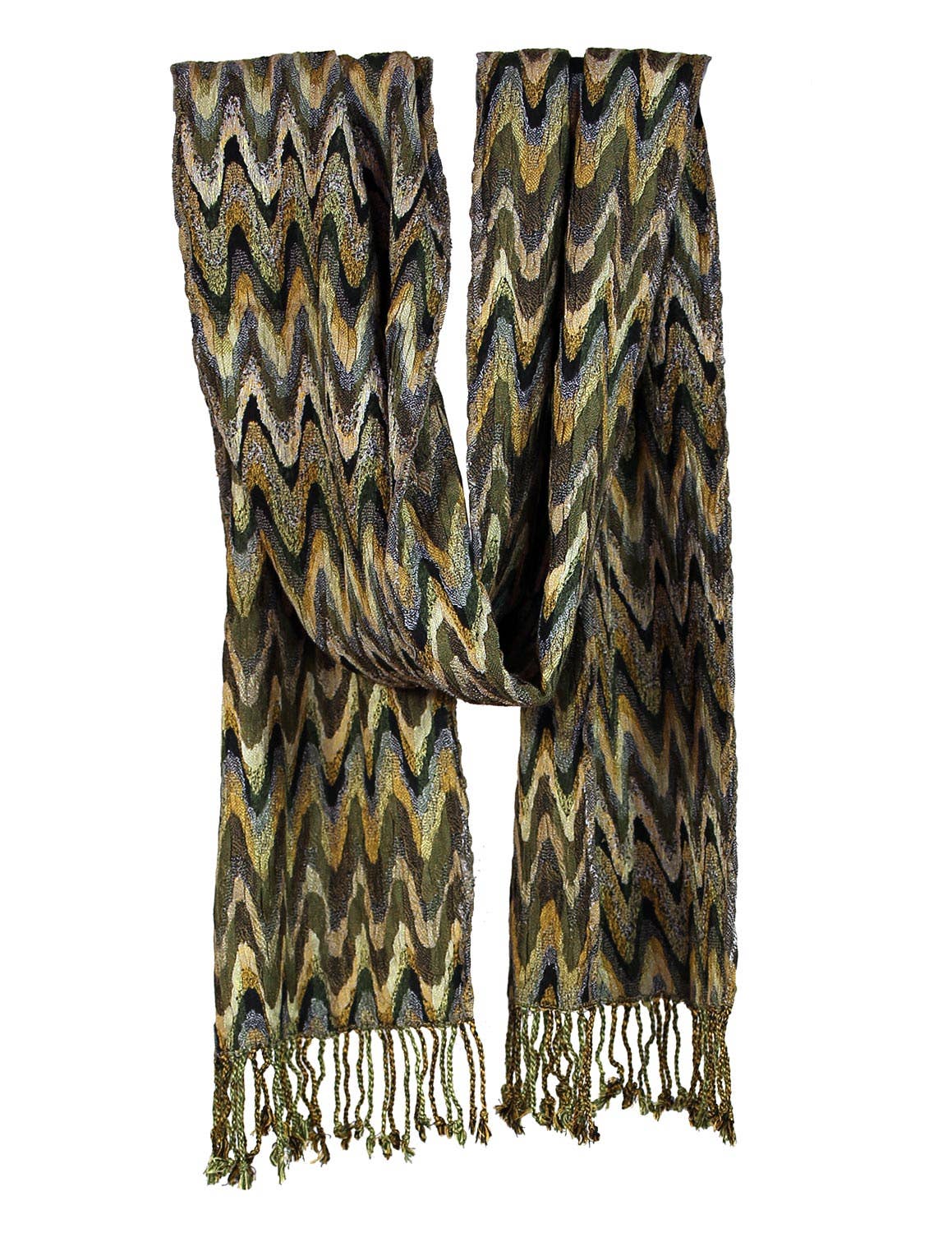 Sunshine Joy – wholesale Scarf – Unisex – Zig Zag Soul Scarf – Multi-Colored Long Scarf, 100% Viscose4