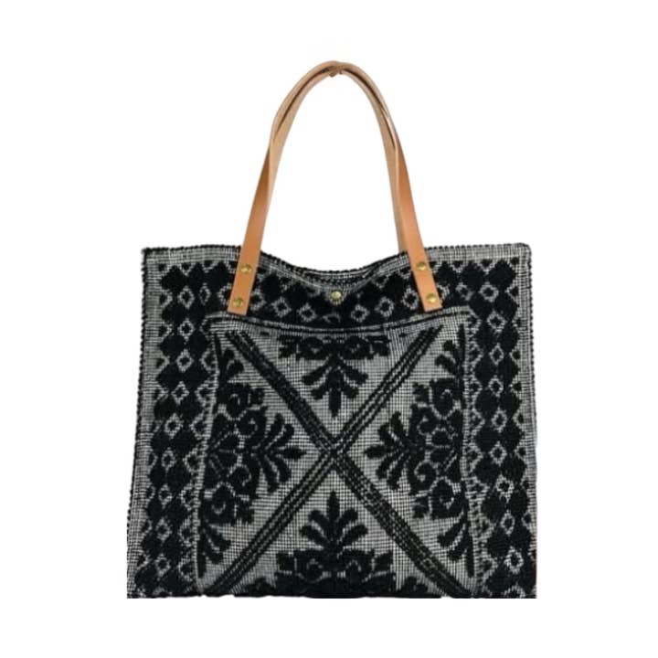 LARGE TAPESTRY TOTE BAG TRIMMED WITH LEATHER and other Purchase Wholesale tapestry bag. Free Returns & Net 60 Terms on Faire trending on Faire.