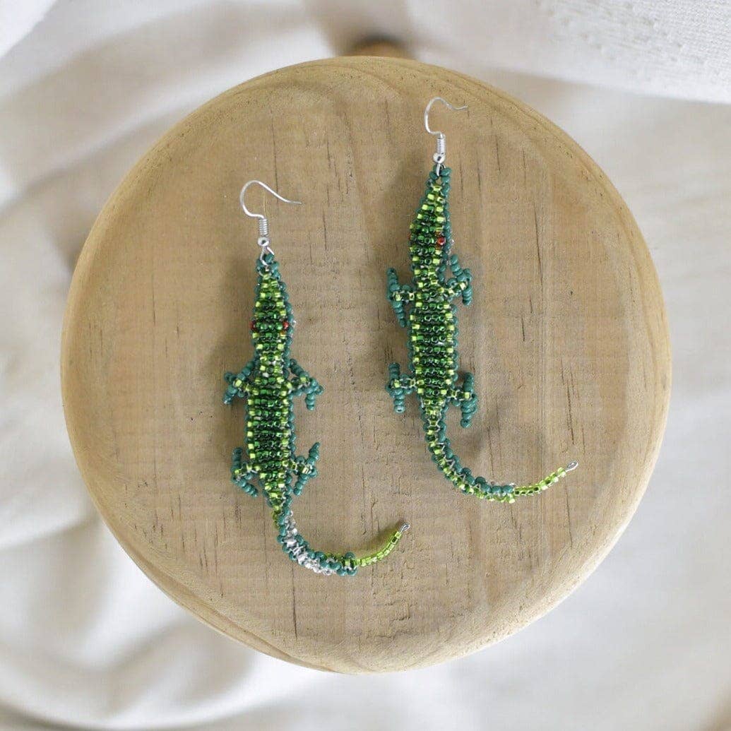 Mother Sierra - Wholesale Dangle Earrings - Littlefoot - Animal-Inspired Beaded Earrings