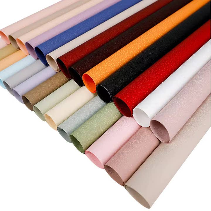 Elegant Design Supply - Wholesale Wrapping Paper Roll - Solid Color Korean Inspired Flower Wrapping Paper (20pcs/bag