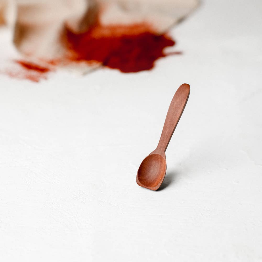 Bali Harvest - Wholesale Keukenlepel - 3" handgemaakte suiker, zout, kruidenijs, kleine houten lepel1