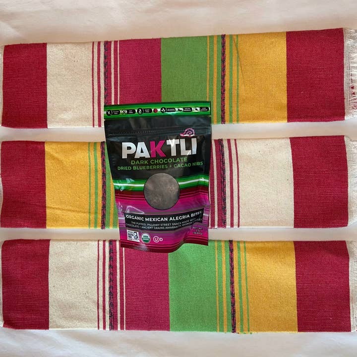 Paktli Foods - Wholesale Chocolate Covered Sweets - NEW Dark Chocolate Alegria Bites+Blueberries/Cacao Nibs17