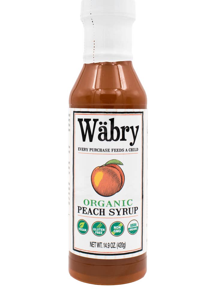 Persika sirap för wholesale av Wabry Organic Syrups