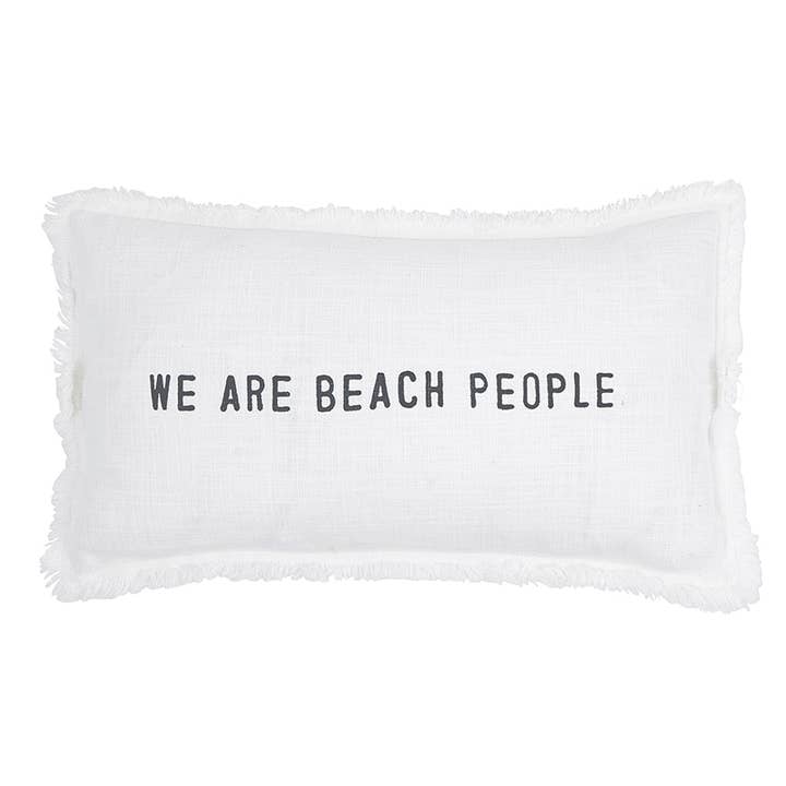 Face To Face Rectangle Sofa Pillow - We Are Beach People for wholesale by Santa Barbara Design Studio by Creative Brands