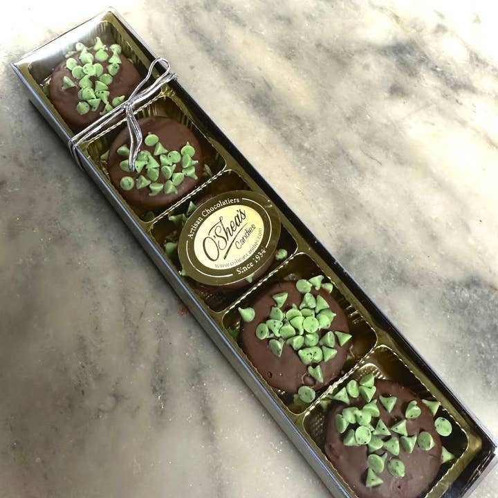 5 Pack O’Oreo “Mint w/ Milk Chocolate” Premium Upscale Tray for wholesale by O'Shea's Candies Sweet Shop