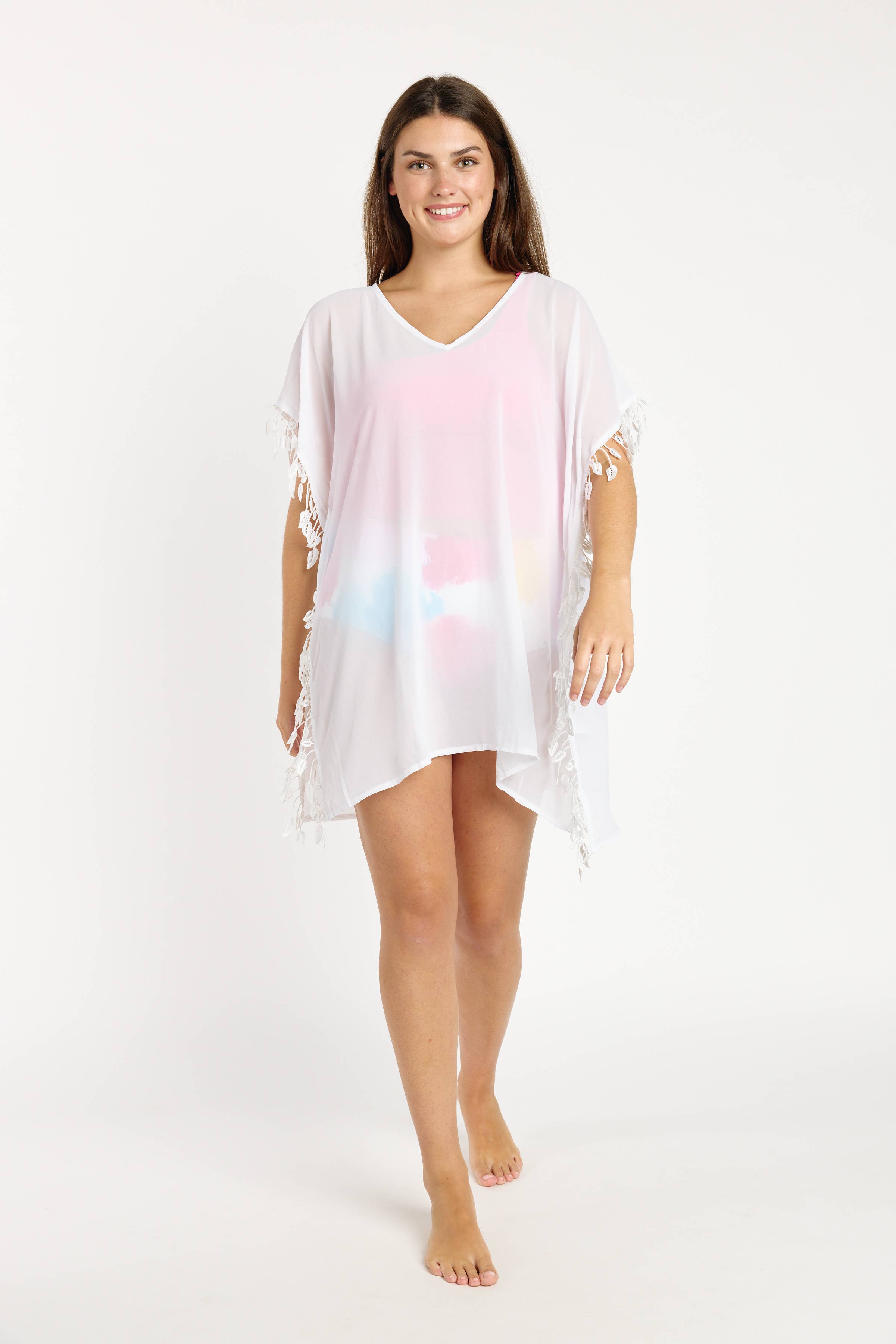 Calypsa – Großhandel Strandkleid – Damen – Chiffon-Strandvertuschung0