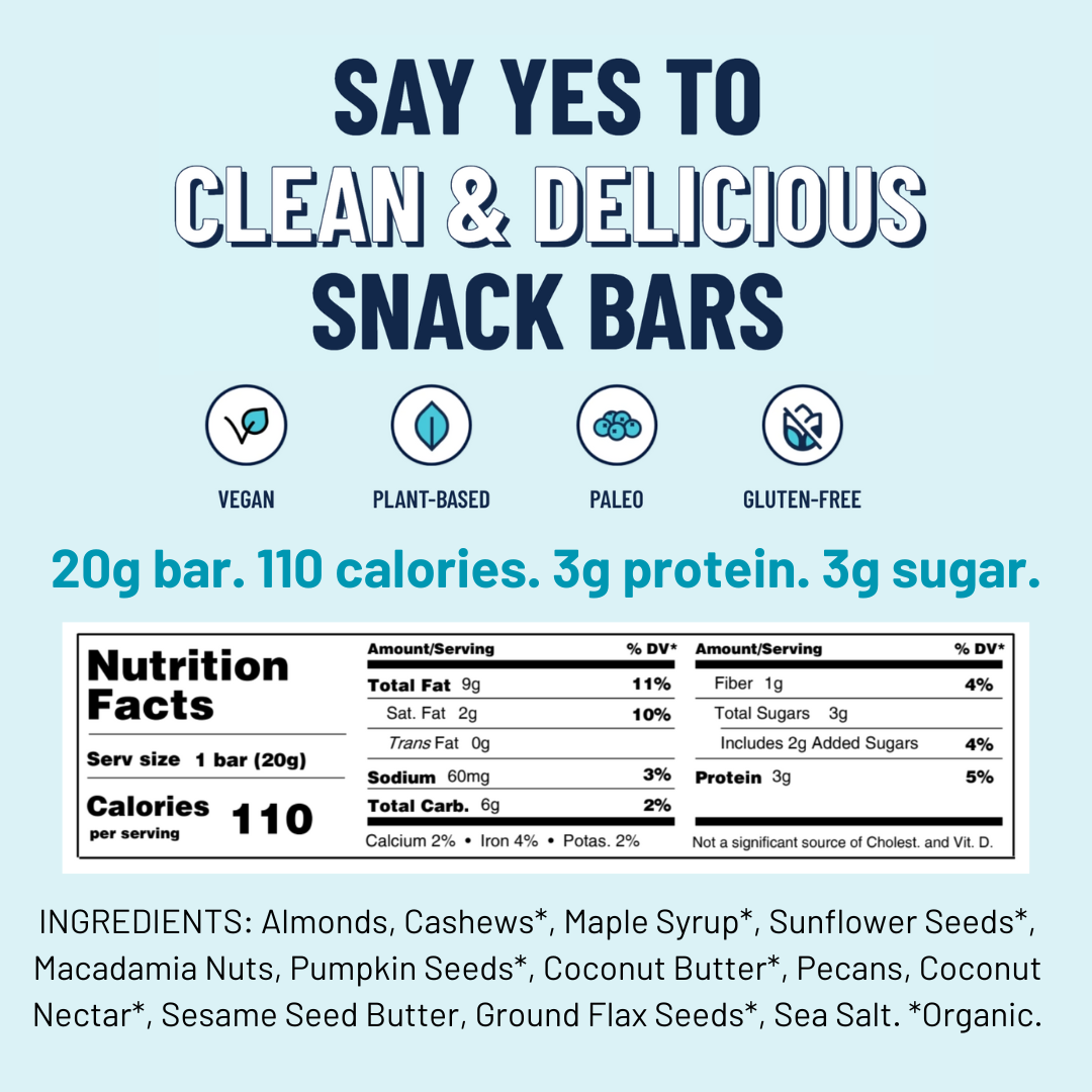 YES Bar® - Low Sugar Snack Bars – Großhandel Snack-Riegel – Gesalzene Ahorn-Pekannuss MINI - Premium Echtkost-Snackriegel1