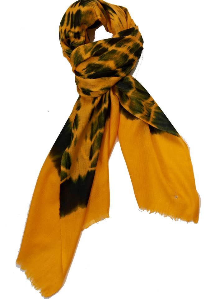 Orange og sort slipsfarve for engroshandel hos Tina Sparkle