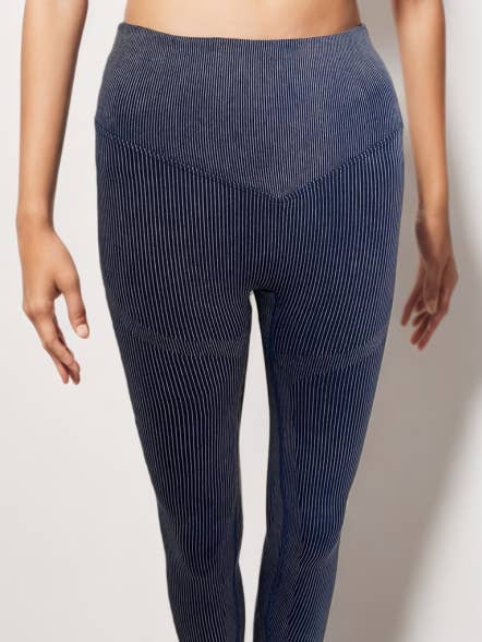 Sand Washed, Ribbed, Hip-Lift Leggings for wholesale by I AM Activewear LLC
