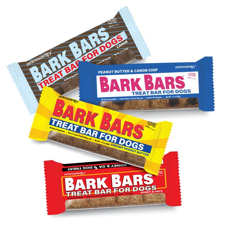 Spunky Pup Bakery (previously Pet Knowledgy) - Wholesale Pet Treats - Dog - Bark Bars - 1.5 oz - Individual Bars - 6 pack