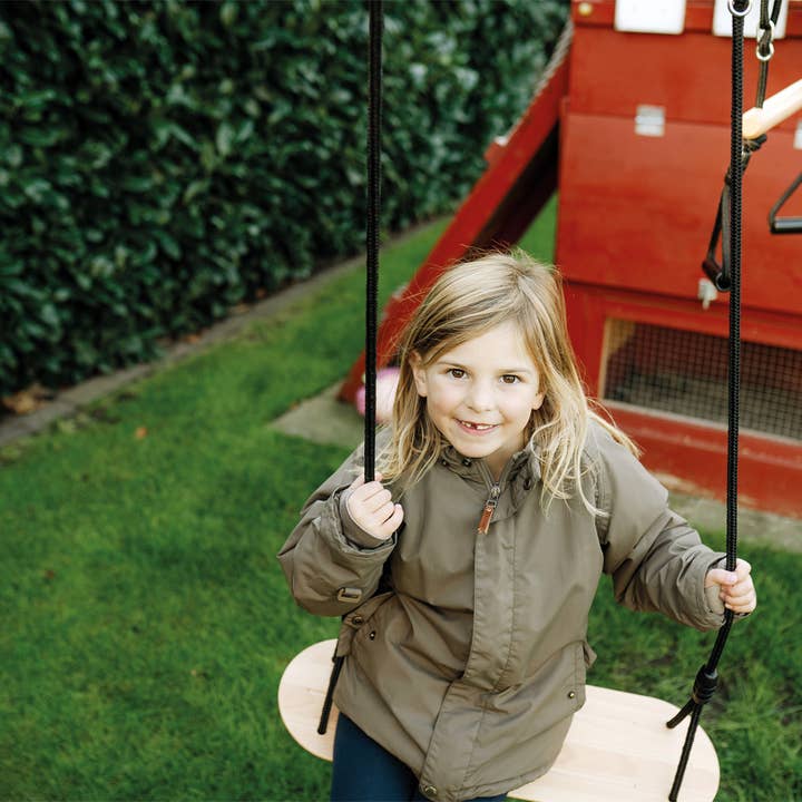 small foot – wholesale Träleksak - Barn – XL gungbräda ”Black Line” i trä med svarta rep8