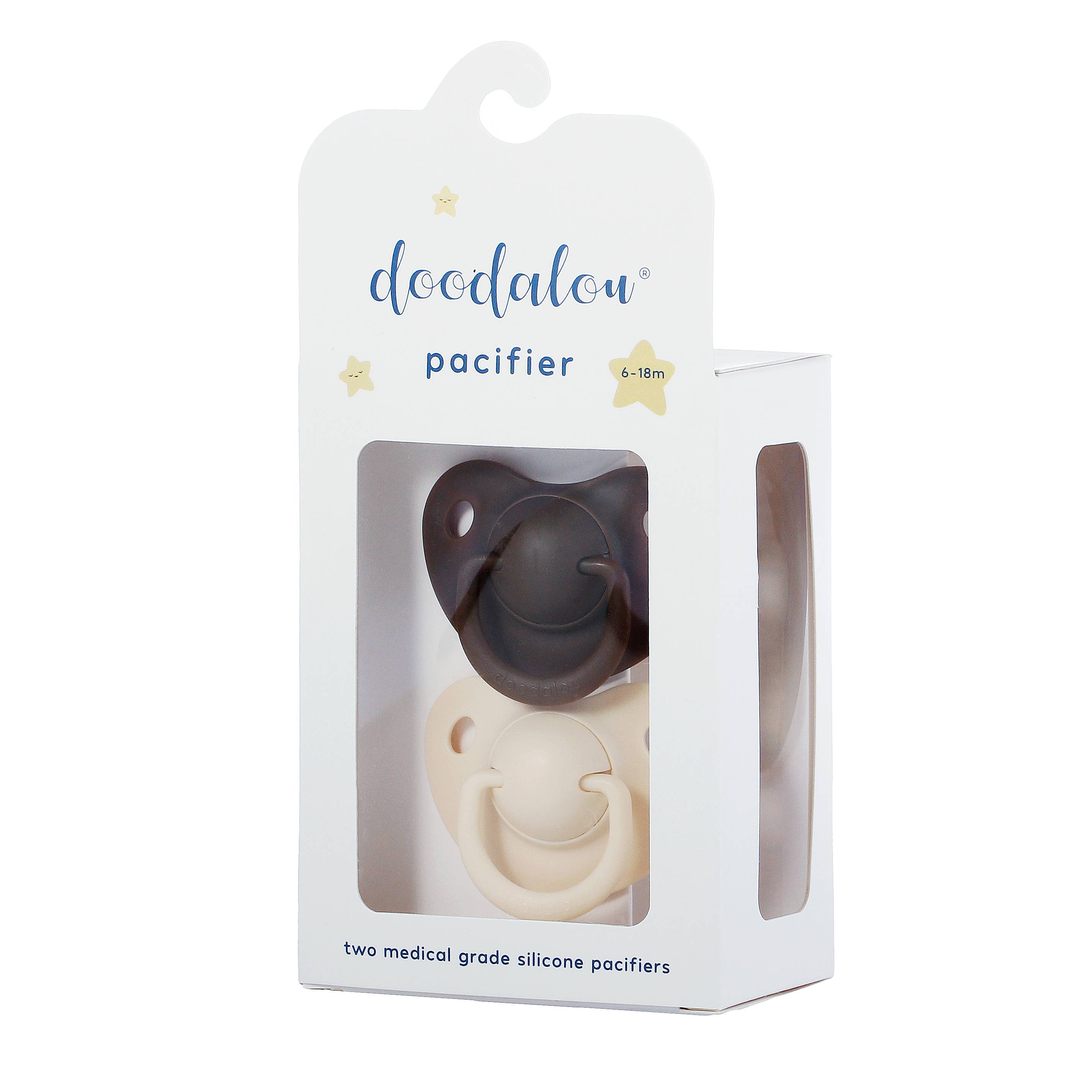 Doodalou - Wholesale Pacifier - Baby - Doodalou Pacifier - Dark Brown and Light Brown1