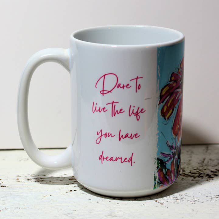 Dreese Fine Art - Wholesale Coffee Mug - Drinkware - Cone Flowers2