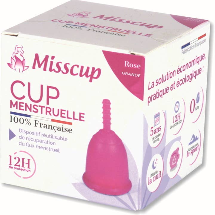Menstrual cup - T2 - pink for wholesale by Éco-conseils