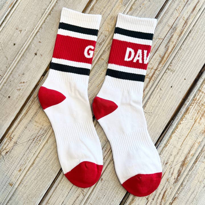 Chaussette Varsity Go Dawgs pour la vente par Nola Mercantile