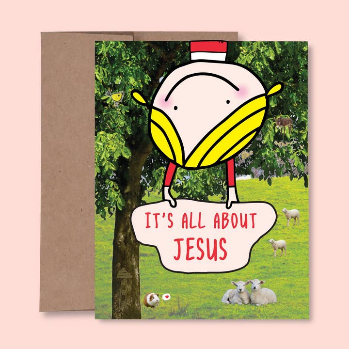 Det handler om Jesus! Lykønskningskort for engroshandel hos Geeohdee
