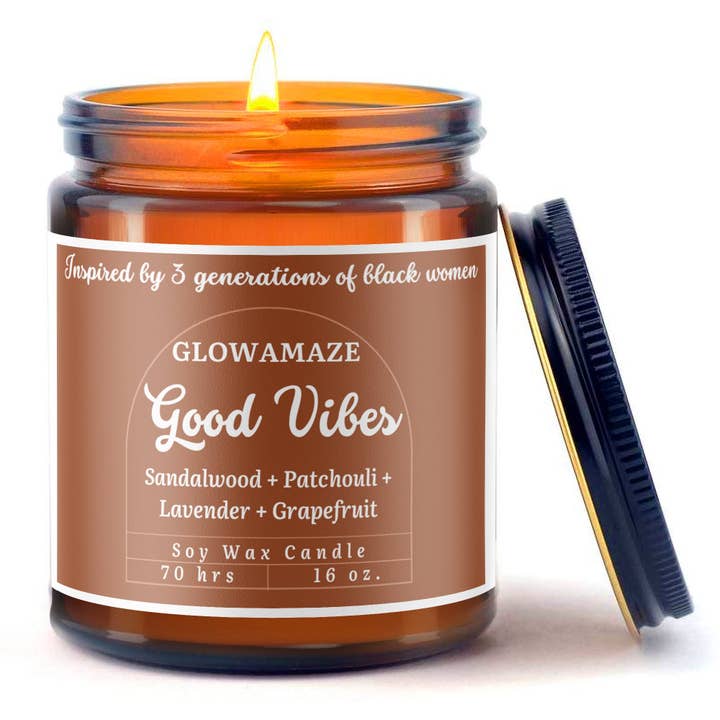GOOD VIBES Soy Candle for engroshandel hos GlowAmaze