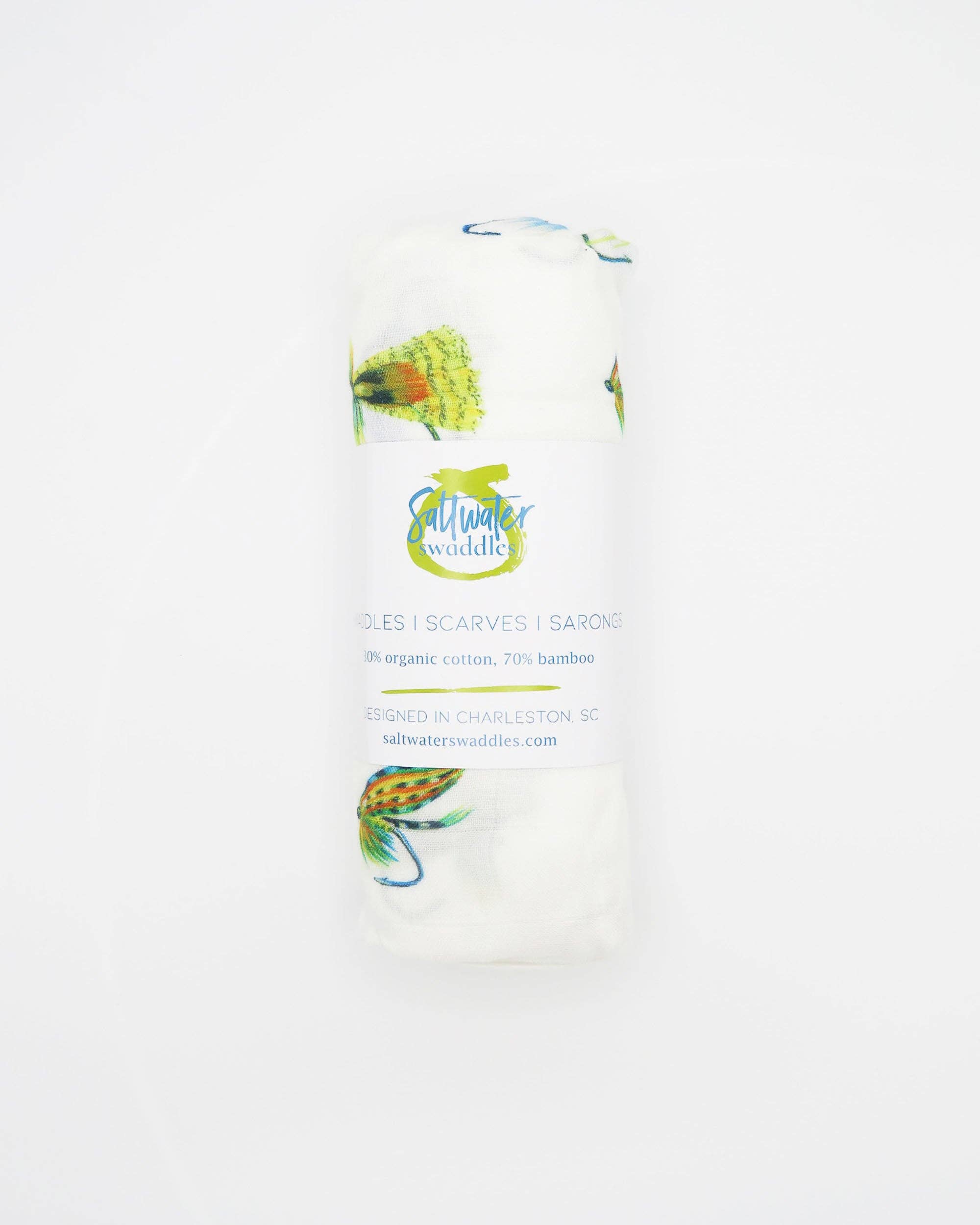 Saltwater Swaddles - Wholesale Swaddle - Baby - Bait Buddies Fly Fishing - Swaddle1