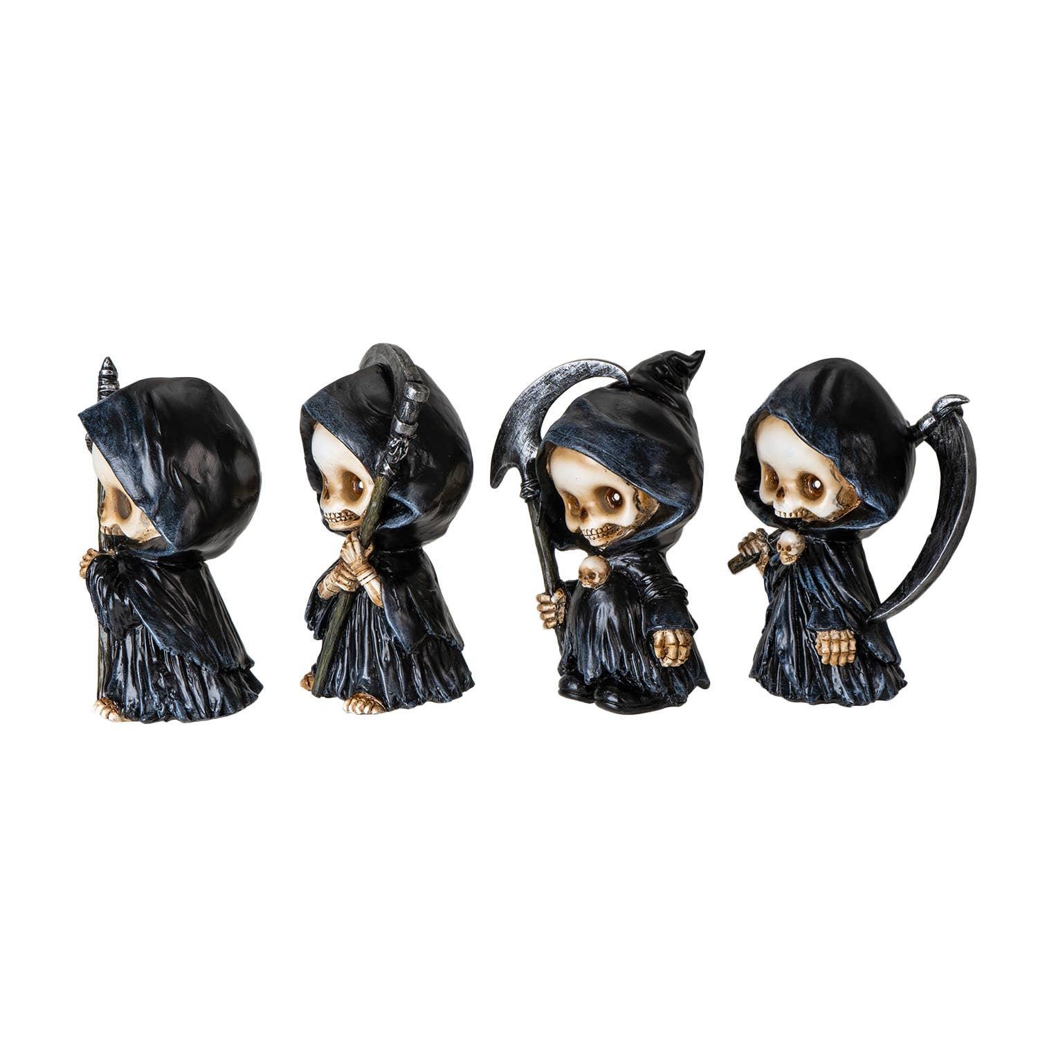 Pacific Trading - Wholesale Decorative Figurine - Grim Reaper 4Pc Set2