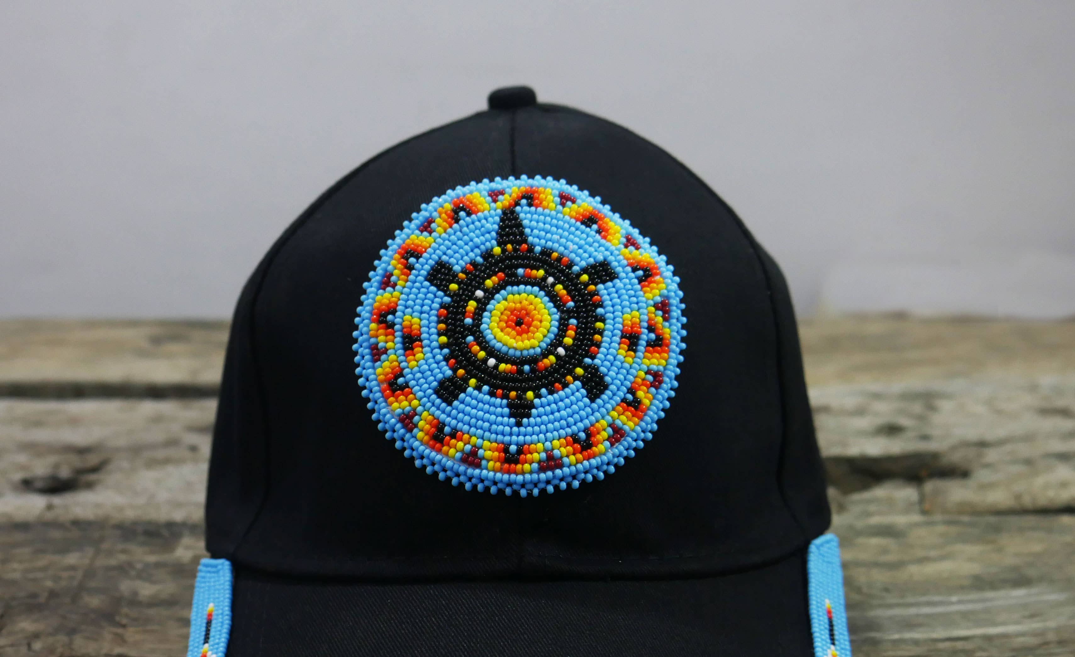 KANGURAH - Wholesale Baseball Cap - Unisex - Native American Beaded cap Beaded Baseball cap Beaded Hat1
