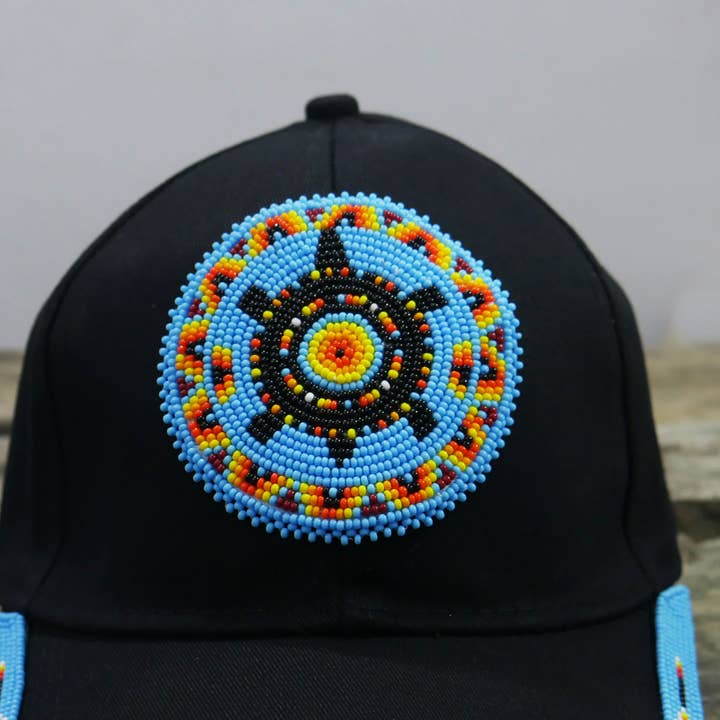 KANGURAH - Wholesale Baseball Cap - Unisex - Native American Beaded cap Beaded Baseball cap Beaded Hat1