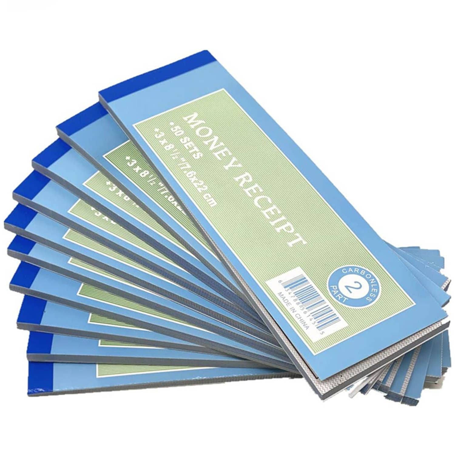 Tsyware - Wholesale Notebook - Receipt Book Sale Receipt Invoice Carbonless Copy 8.5"x2.75"1