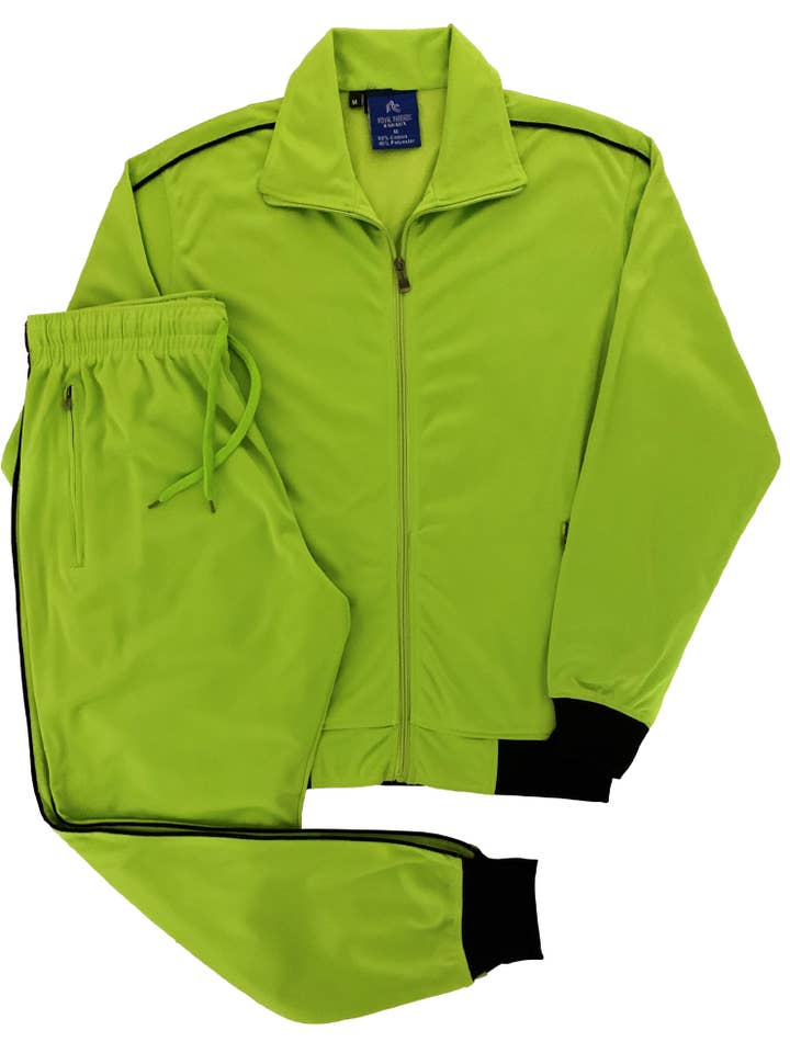 Royal Threads – Engroshandel Træningsdragt – til mænd – Mænds 2-delt Classic Solid Plain Jogger Træningsdragt5