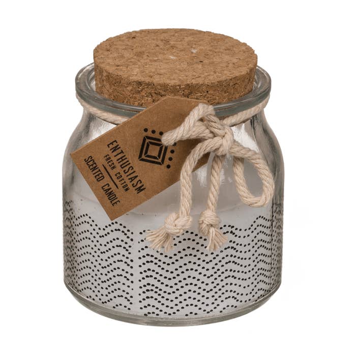 Out of the blue KG - Wholesale Jar/Filled Candle - Scented candle (fresh cotton) in glass,1