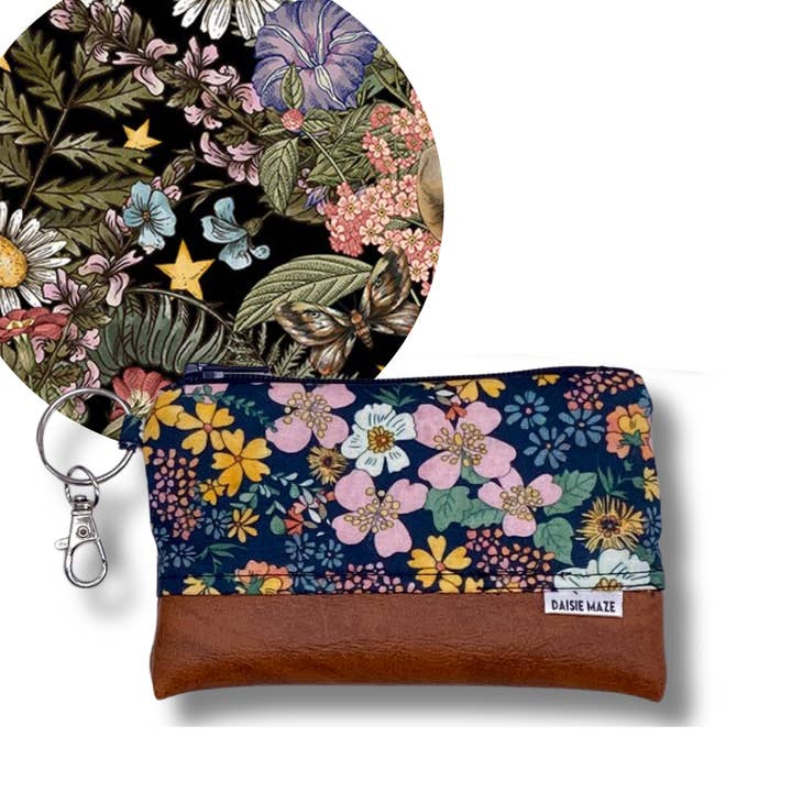 Midnight Forest Zipper Pouch for wholesale by Daisie Maze