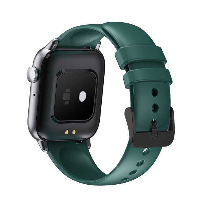 Strand - Wholesale Wrist Watch - Men's - Smart Rectangle Green silicon watch works w/Android & Apple