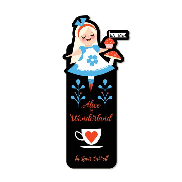 Alice i Underlandet Die Cut Bokmärke (utan förpackning) för wholesale av Amber Leaders Designs