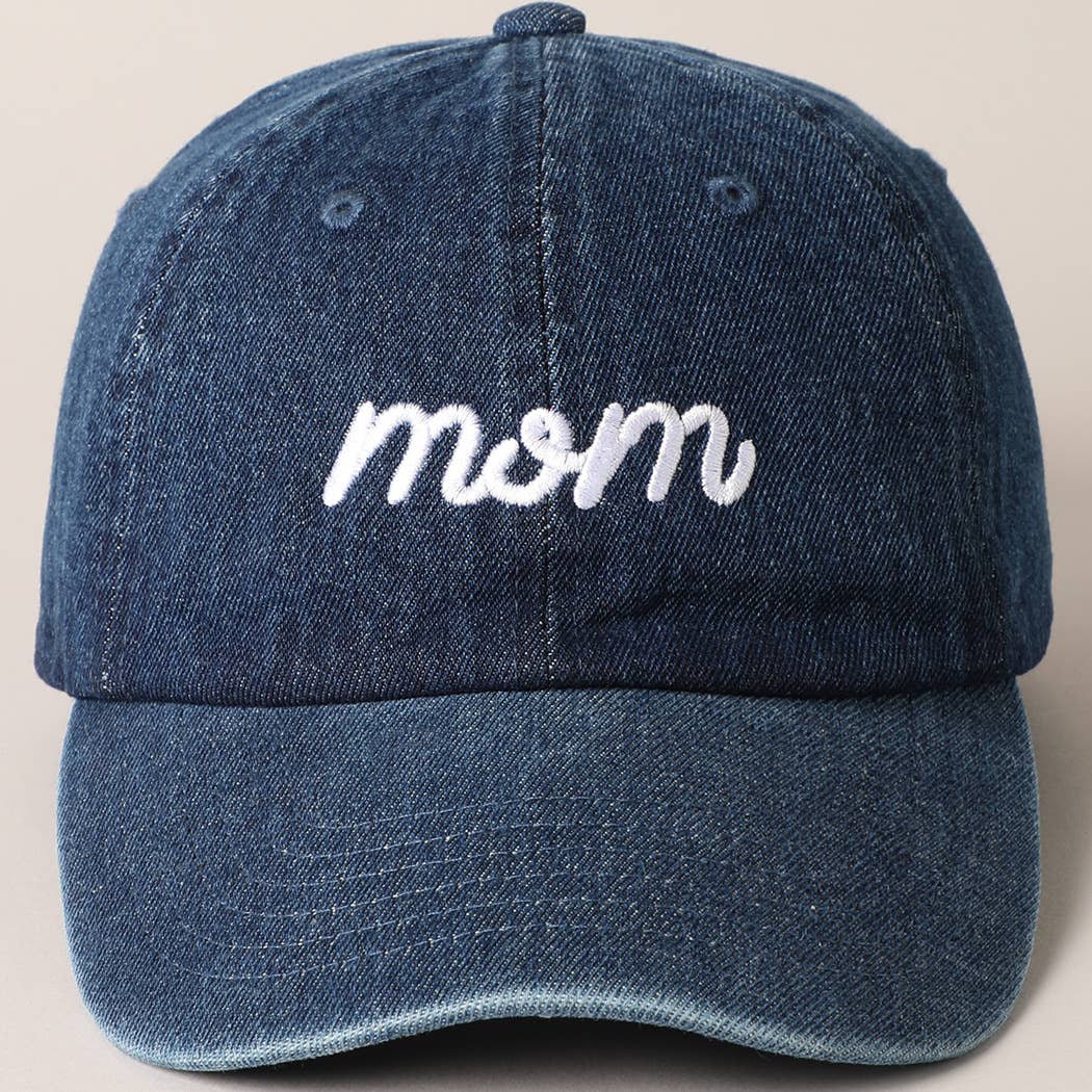 Fashion City – wholesale Baseball cap – Women's – Mom Text Embroidery Match with Dad Mini Caps 1