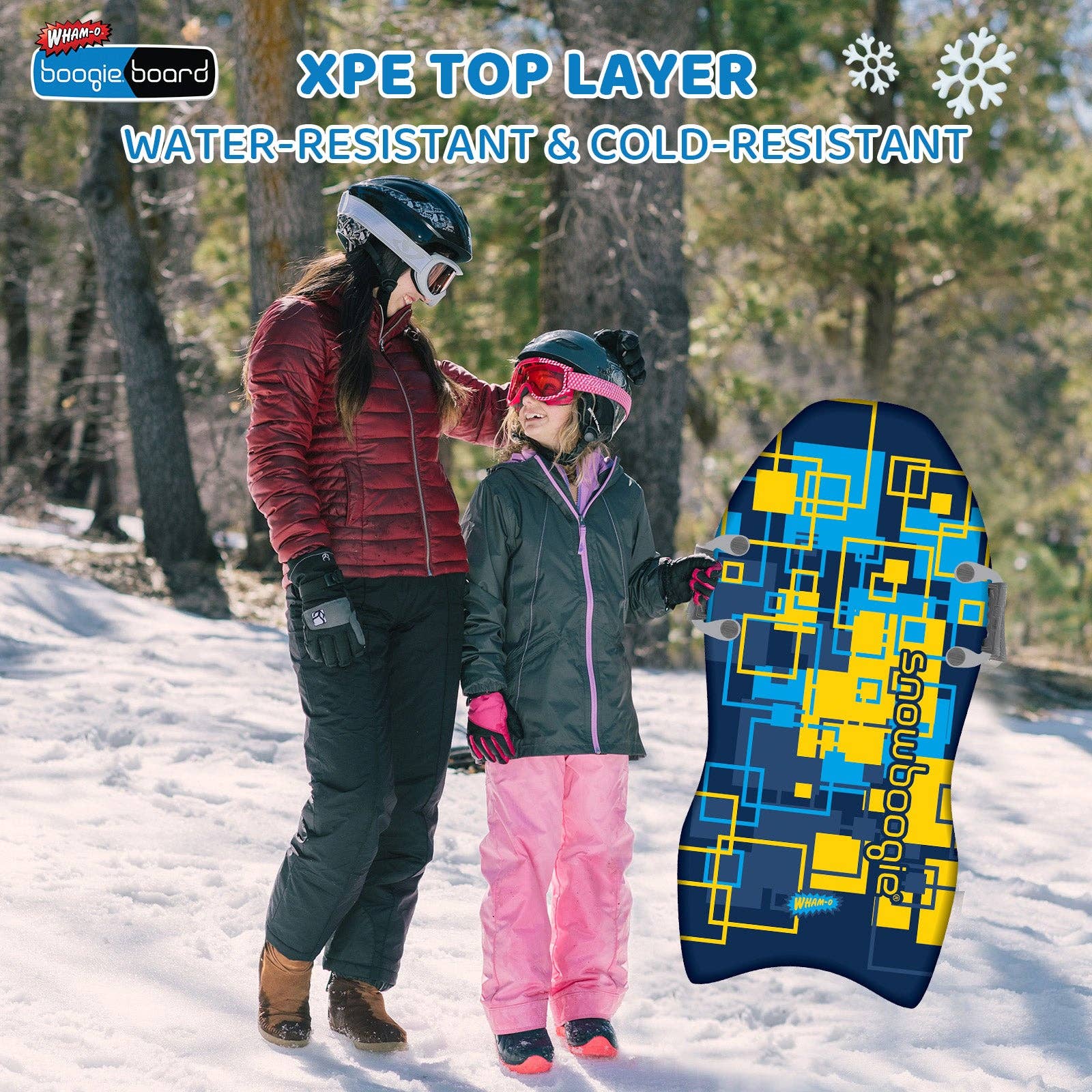 Sixale - Wholesale Sporting Accessories - Wham-O Snowboogie Air Thunder 40" Single Rider Snow Sled (Square)18