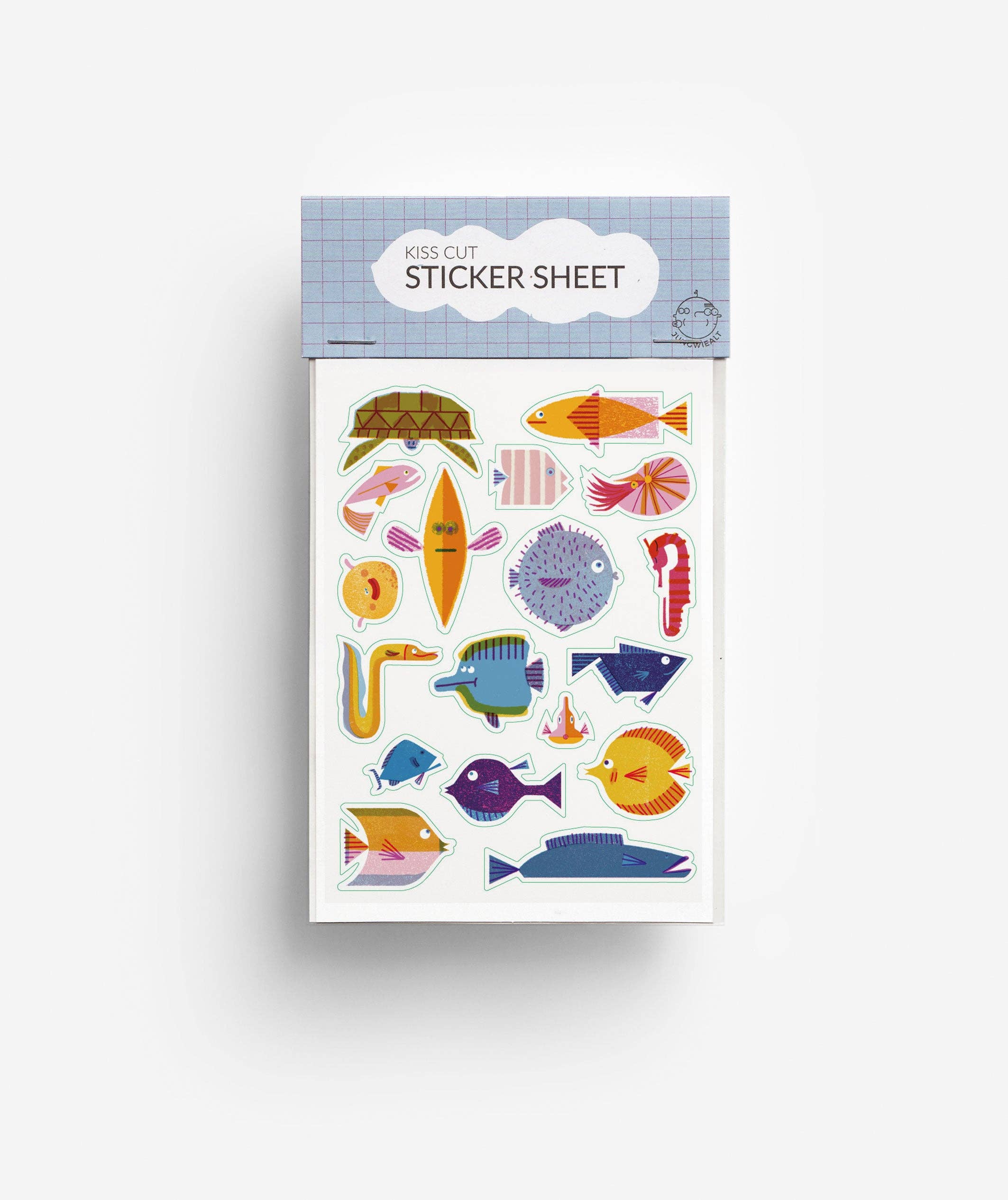 jungwiealt - Vendita all'ingrosso Adesivo - Bambini e neonati - Foglio adesivo Fish Kiss Cut