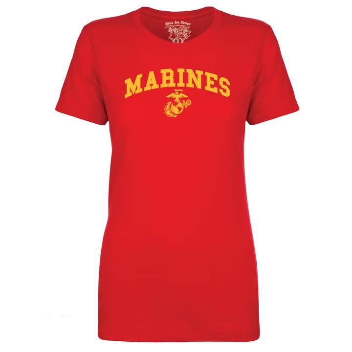 USMC T-Shirt - United States Marines Basic P/T Shirt - Women for wholesale by 7.62 Design