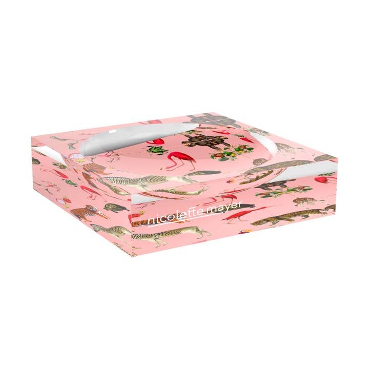 Portaoggetti in Acrilico a Forma di Fenicottero Esotico per Caramelle per la vendita all'ingrosso da parte di Nicolette Mayer Collection