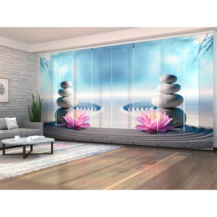 Set of 8 Sand Lily Panel Curtains for wholesale by IlyDecor