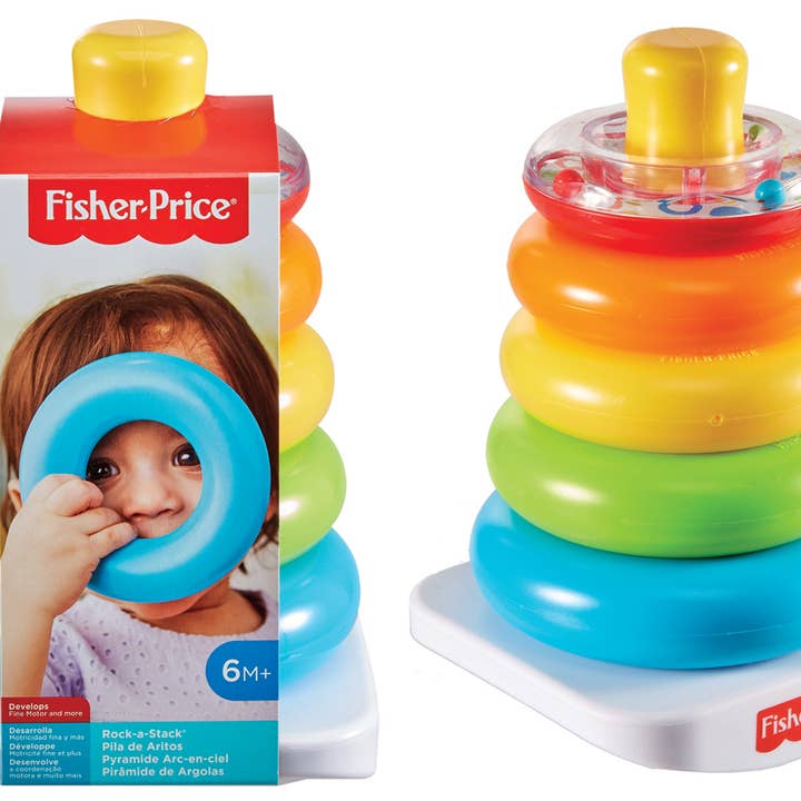 Variety Distributors - Wholesale Toy Set - Kids - Fisher Price Rock-a-Stack Sleeve Infant Toy0
