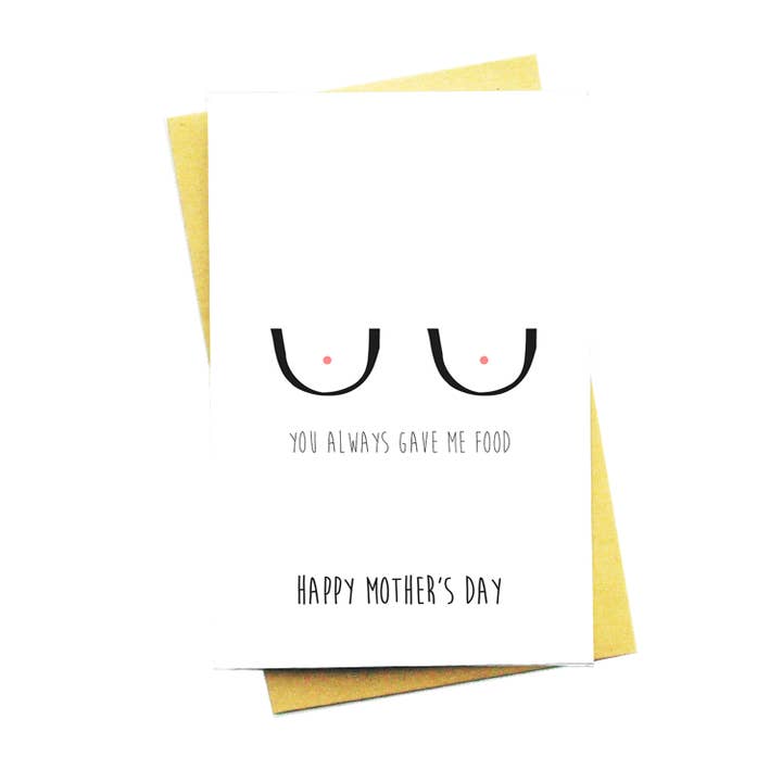 Je gaf me altijd een wenskaart voor eten voor wholesale door Nocturnal Paper