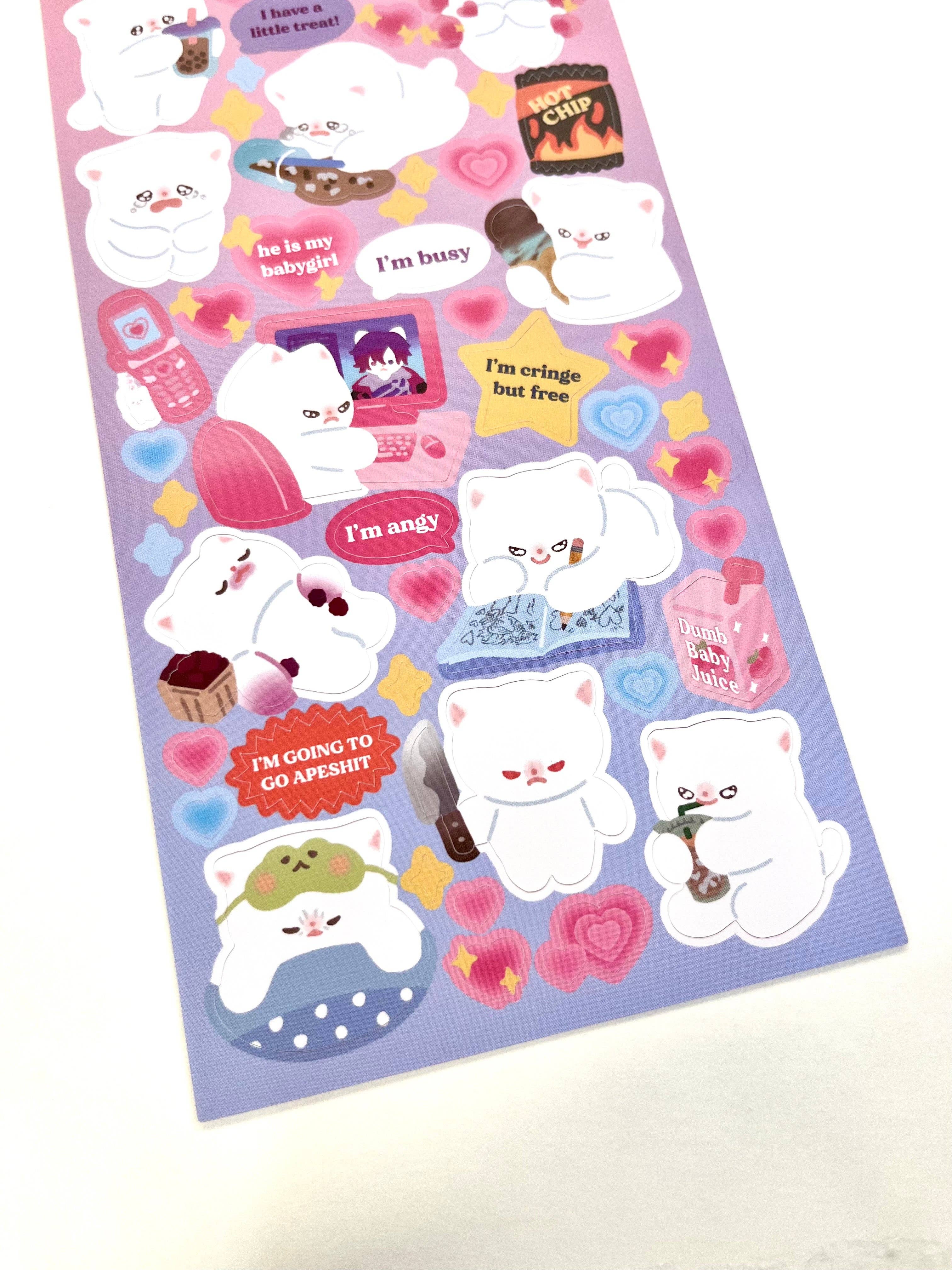 Maobabie - Wholesale Sticker - Sticker Sheet - Just Some Little Guys2