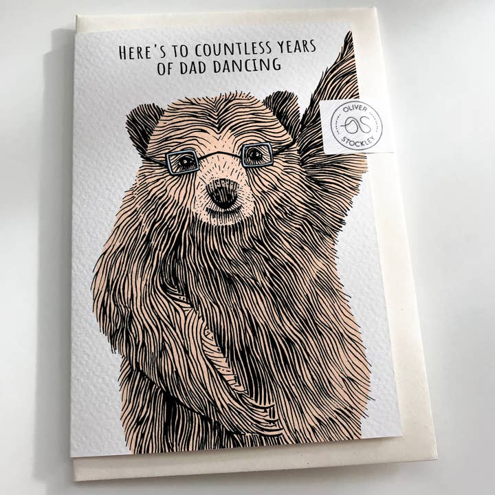 Oliver Stockley - Wholesale Father's Day Card - Father’s Day Bear Card1