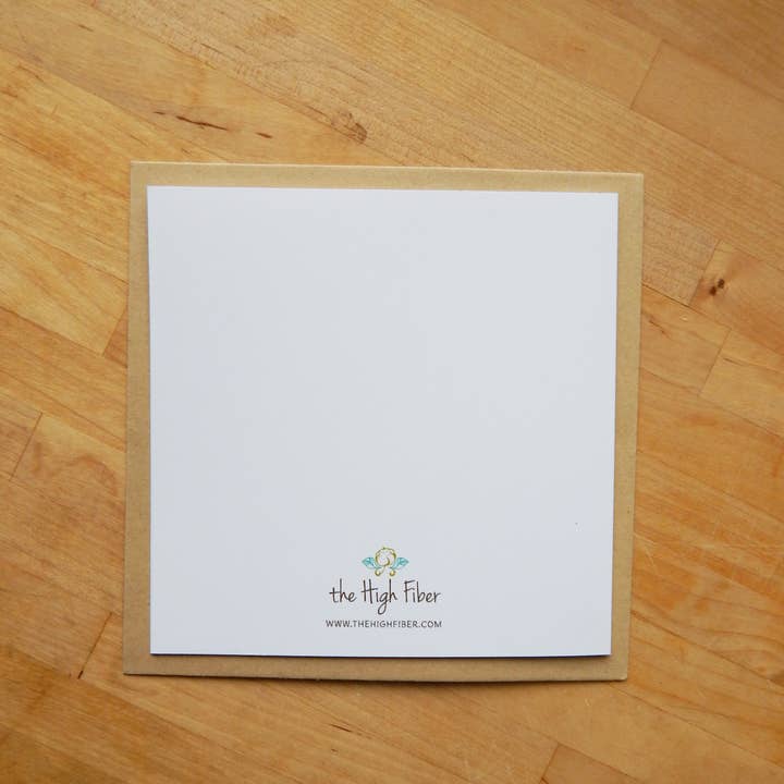 The High Fiber - Vendita all'ingrosso Biglietti di auguri generici - Carta Chicken Garden