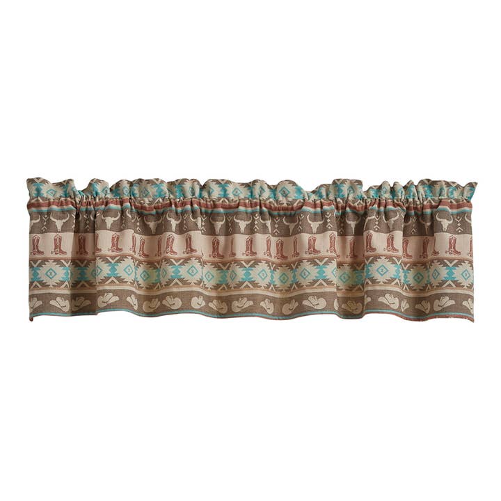 Park Designs - Wholesale Valance - Ranch Jacquard Valance 14"L