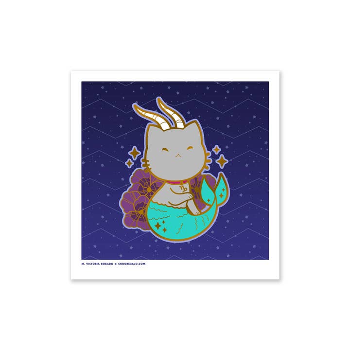 SHOURIMAJO - Wholesale Art Print - Art Prints Sassy Kitties Zodiac Kitties9