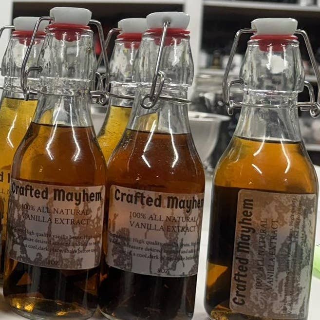All Natural Vanilla Extract for wholesale by Crafted Mayhem